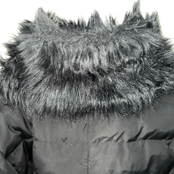 Versace 1969 Faux Fur-Accent Coat - Picture 5 of 8